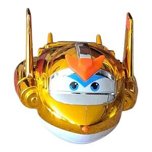 Super Wings Golden Boy 5 inch Jett Transforming Robot Plane Figure Rare Toy Flaw